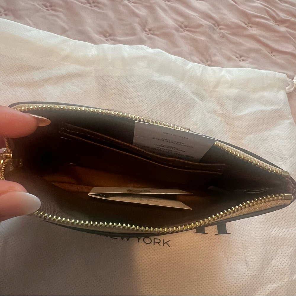 Coach Wristlet with Gold Zipper - Picture 5 of 6